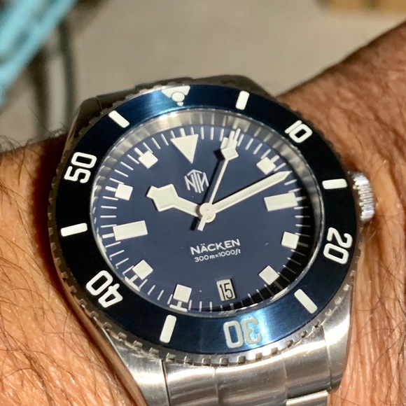 NTH WATCH NÄCKEN MODERN BLUE AUTOMATIC DIVER - Picture 7 of 16